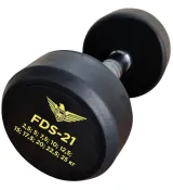 Гантельный ряд уретановый 2,5-25 кг (10 пар) 275 кг Fitnessport FDS-21
