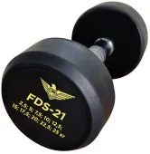 Гантельный ряд уретановый 2,5-25 кг (10 пар) 275 кг Fitnessport FDS-21