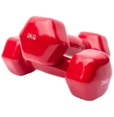  Гантель для аэробики винил Fitnessport VDD-01-2 кг