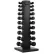 Стойка с гексагоновыми гантелями 1 - 10 кг Hammer Stealth