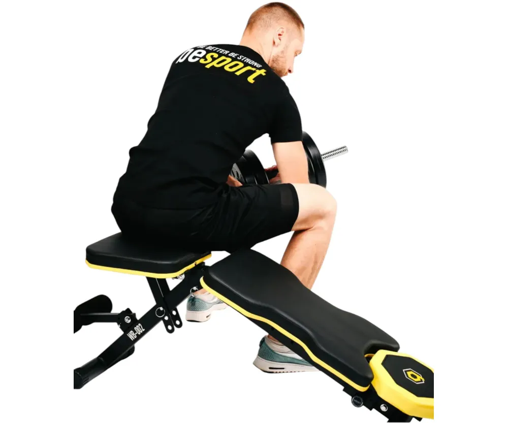 Набор Besport PowerPro 2 х 31 кг со скамьей WB-002