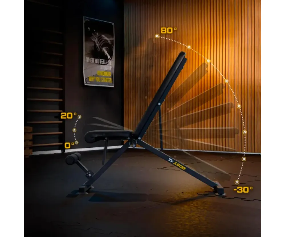 Набор Besport PowerPro гантели 2 x 13,5 кг со скамьей TX-150B