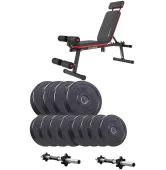 Набор Elitum Titan со скамьей HS-2040 HB + гантели 2 x 21 кг