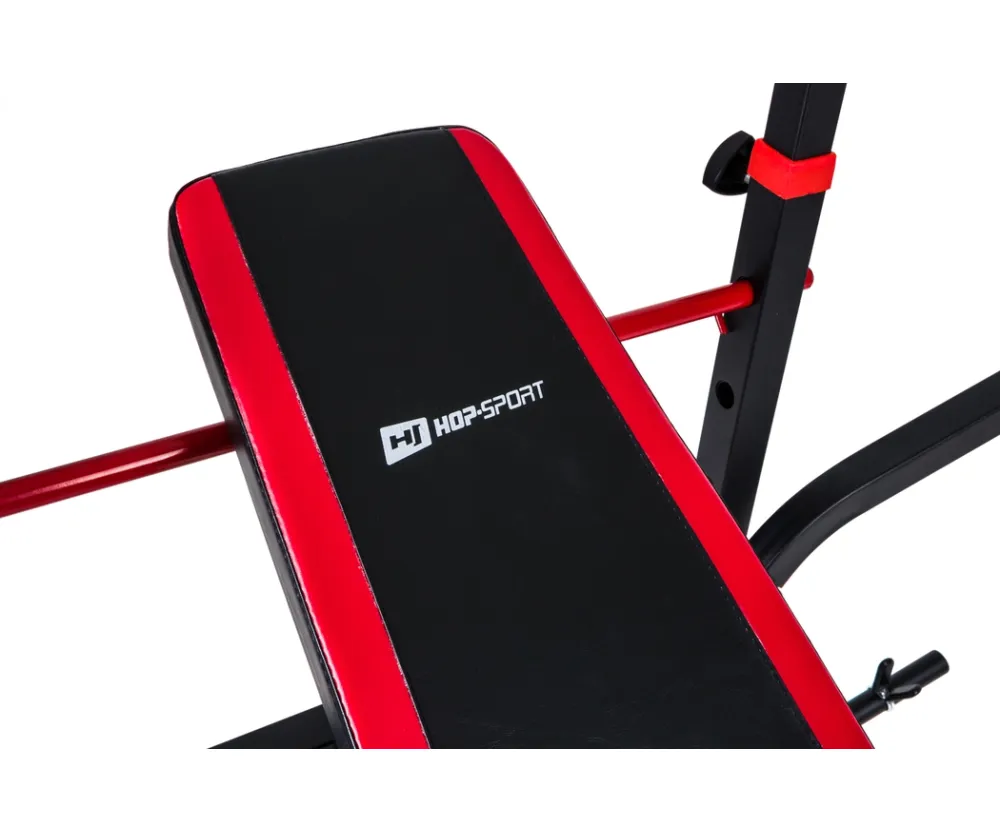 Набор Hop-Sport HS-1020 Premium 99 кг со скамьей + пульт (парта) + тяга