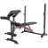 Набор Hop-Sport Premium 38 кг со скамьей HS-1095 + штанга и гантели - фото №2