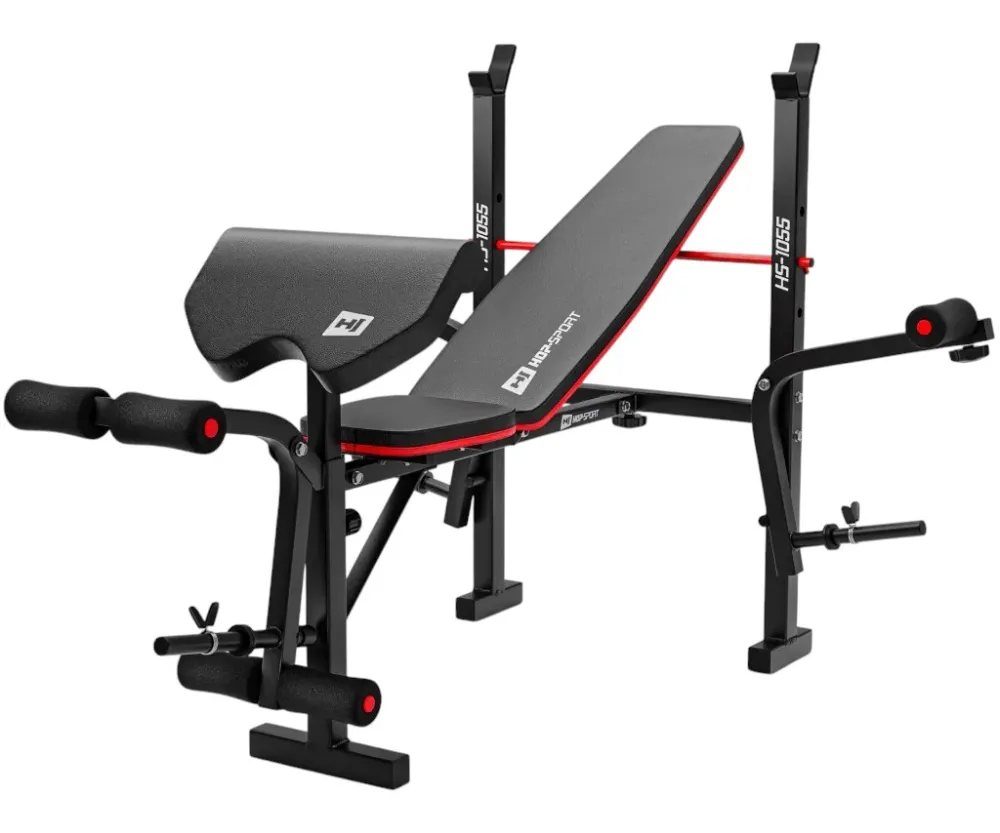 Набор Hop-Sport Strong 106 кг со скамьей HS-1055