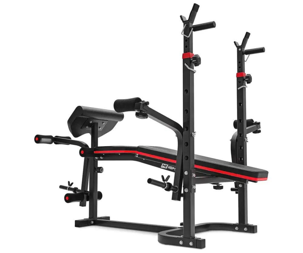 Набор Hop-Sport Strong 146 кг со скамьей HS-1065