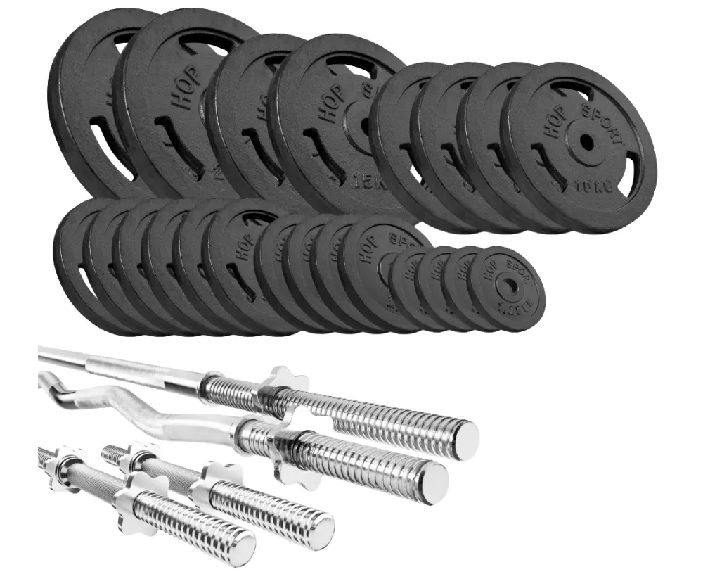 Набор Hop-Sport Strong 179 кг со скамьей HS-1065