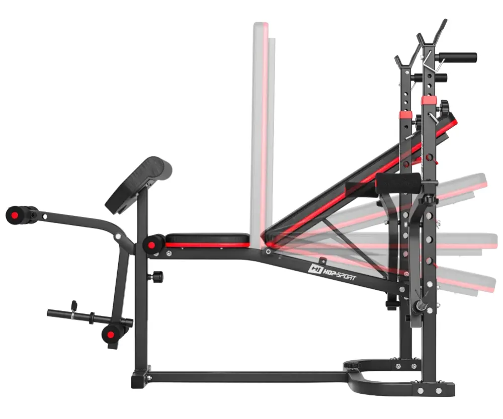 Набор Hop-Sport Strong 179 кг со скамьей HS-1065