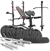 Набор Hop-Sport Strong 179 кг со скамьей HS-1065