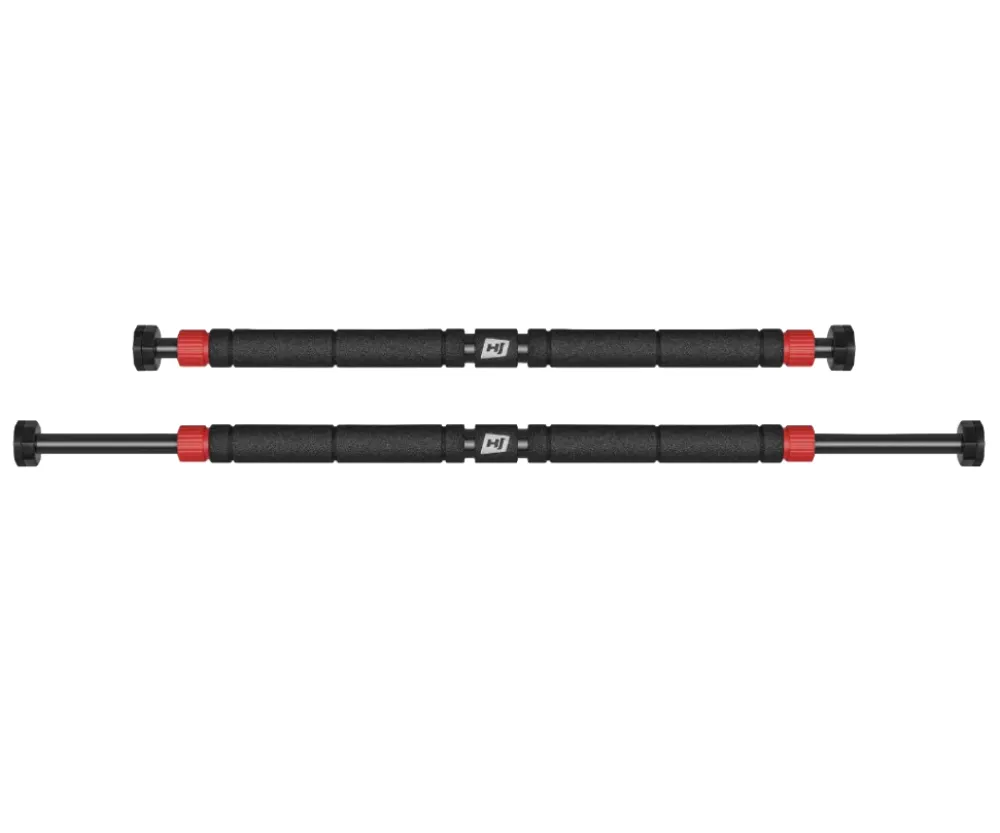 Турник раздвижной Hop-Sport HS-M050DP черно-красный
