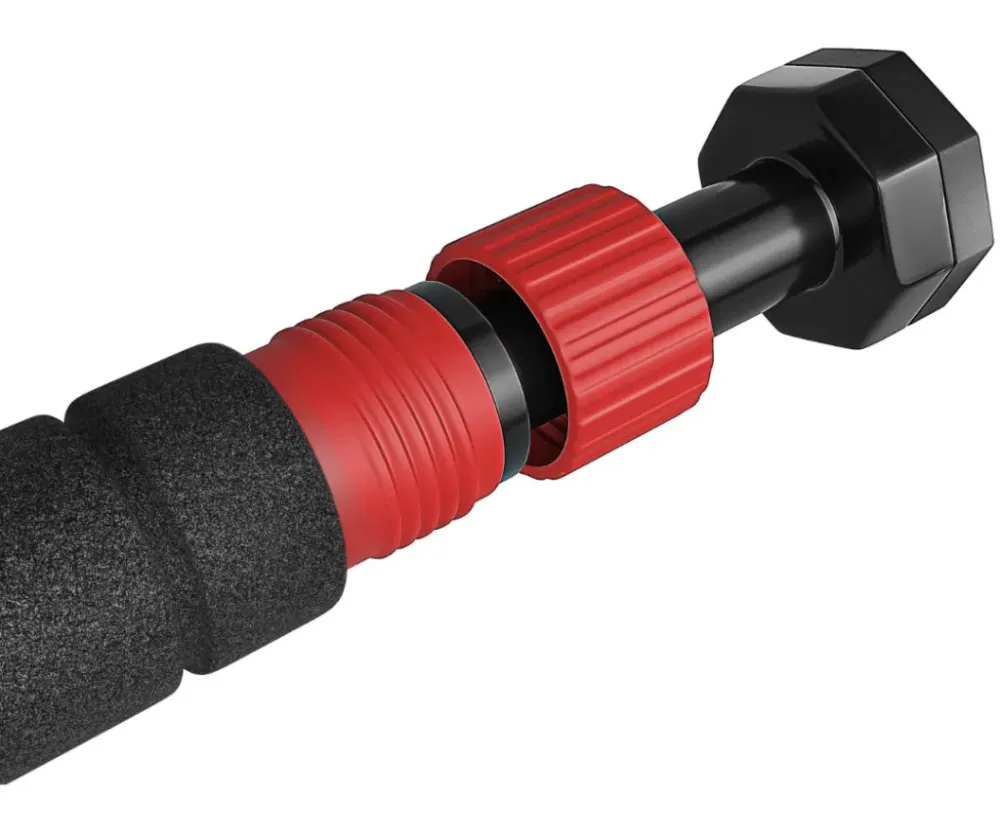 Турник раздвижной Hop-Sport HS-M050DP черно-красный