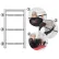 Турник раздвижной Hop-Sport HS-M050DP черно-красный - фото №5