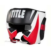 Боксерский шлем TITLE MMA Command Black/White/Red M