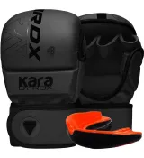 Рукавиці для ММА RDX F6 KARA Matte Black Plus L/XL (капа у комплекті)