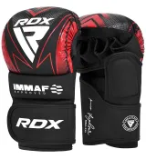 Перчатки для ММА (Греплинговые перчатки) RDX одобрено IMMAF XL Red (капа в комплекте)