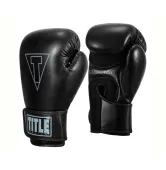 Боксерські рукавиці TITLE Boxing Vegan Gloves Black 8 oz