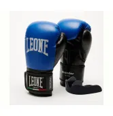 Боксерські рукавиці Leone GN383 THUNDER Blue  (капу в комплекті)