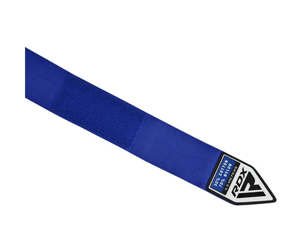 Бинти для боксу RDX WX Professional Boxing Hand Wraps Blue (4.5м.)