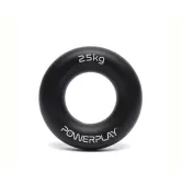 Еспандер кистьовий силіконовий PowerPlay PP-4324 Hand Grip Ring Hard 25 кг. Чорний