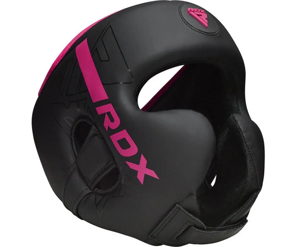Боксерський шолом RDX F6 KARA Matte Pink M