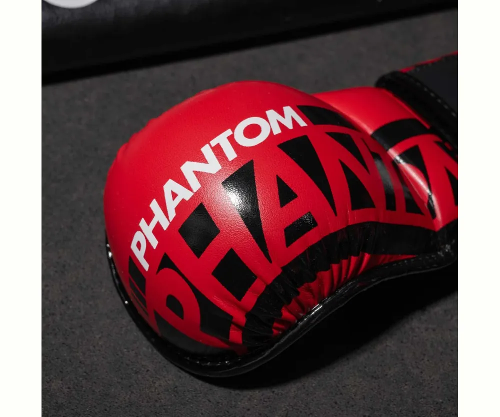 Рукавиці для ММА Phantom APEX Red S/M (капа в подарунок)