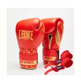 Боксерські рукавиці Leone GN220 DNA Red  (бинти 4 м. в комплекті)