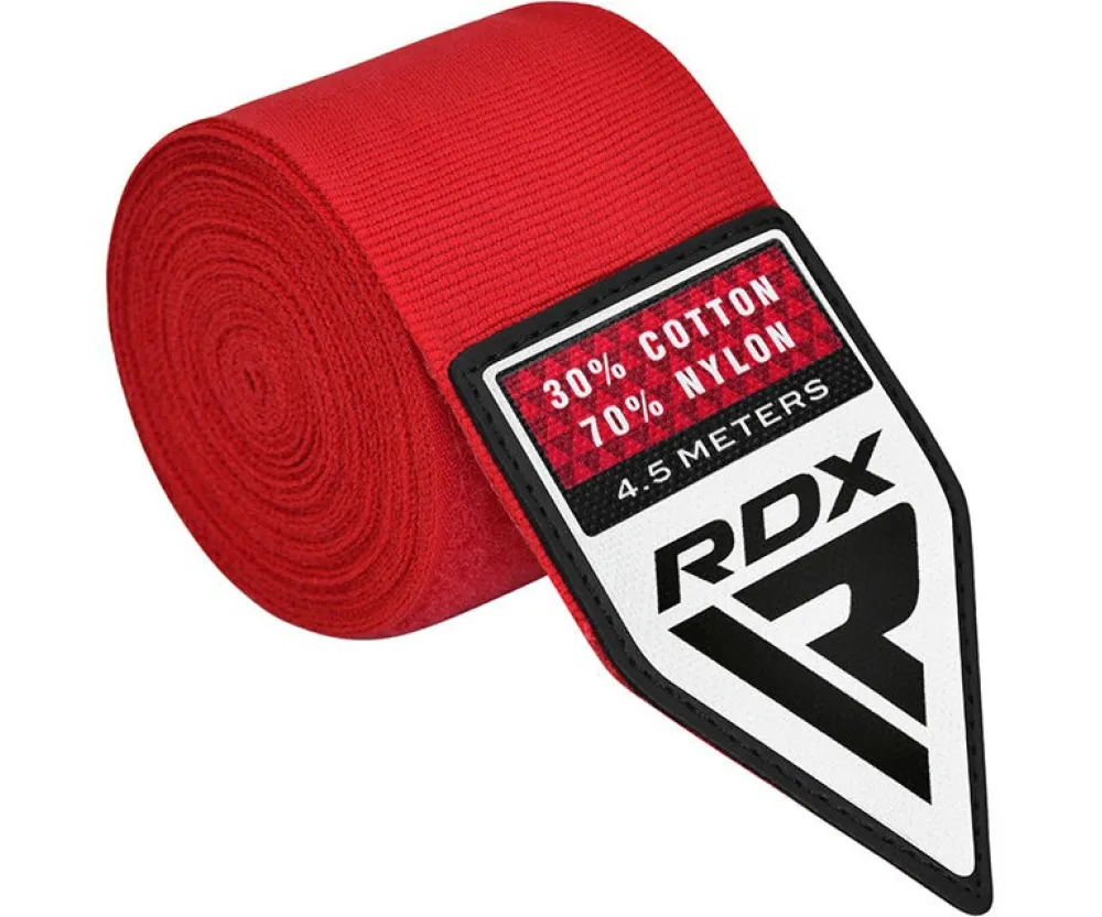 Бинты для бокса RDX WX Professional Boxing Hand Wraps Red (4.5м.)