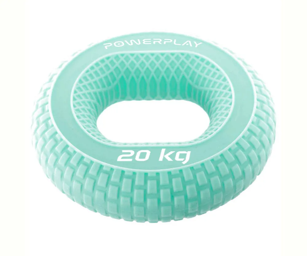 Еспандер кистьовий силіконовий PowerPlay PP-4333 Hand Grip Medium 20 кг. Зелений