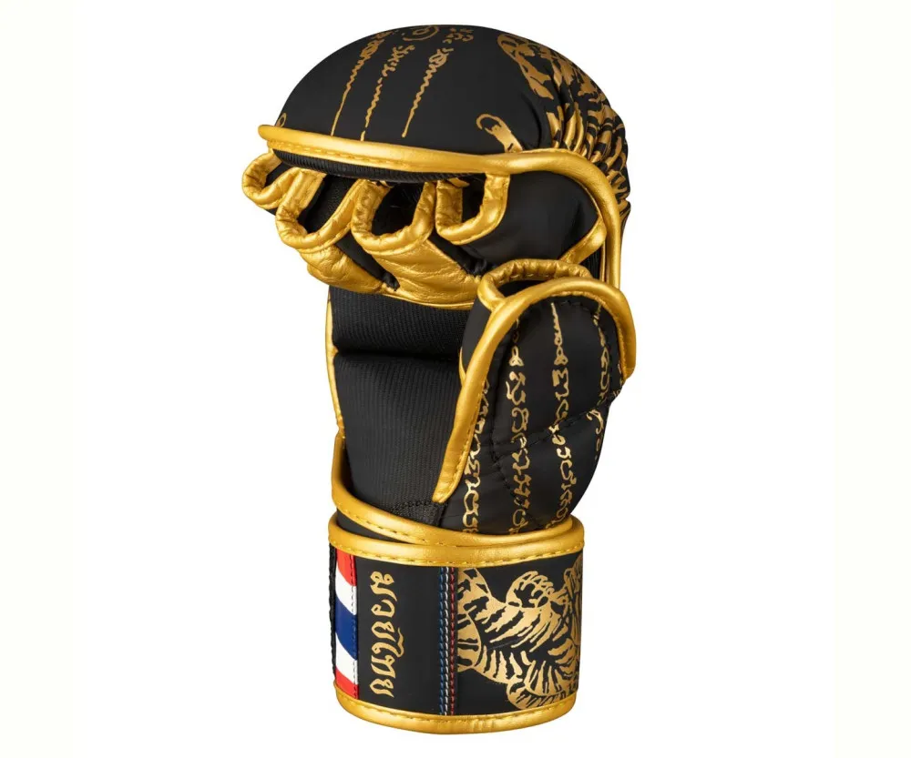 Рукавиці для ММА Phantom Muay Thai Black Gold L/XL (капа в подарунок)