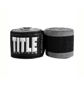 Бинти для боксу TITLE Platinum 180” Semi Elastic Grey (4.5m)