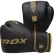 Боксерские перчатки RDX F6 Kara Matte Golden (капа в комплекте) - фото №5