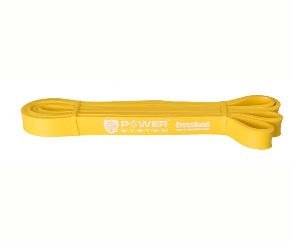 Эспандер-петля (резинка для фитнеса и кроссфита) Power System PS-4051 CrossFit Level 1 Yellow (сопротивление 4-25 кг)