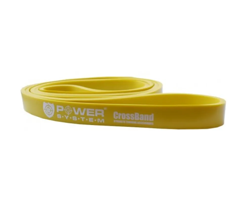 Эспандер-петля (резинка для фитнеса и кроссфита) Power System PS-4051 CrossFit Level 1 Yellow (сопротивление 4-25 кг)