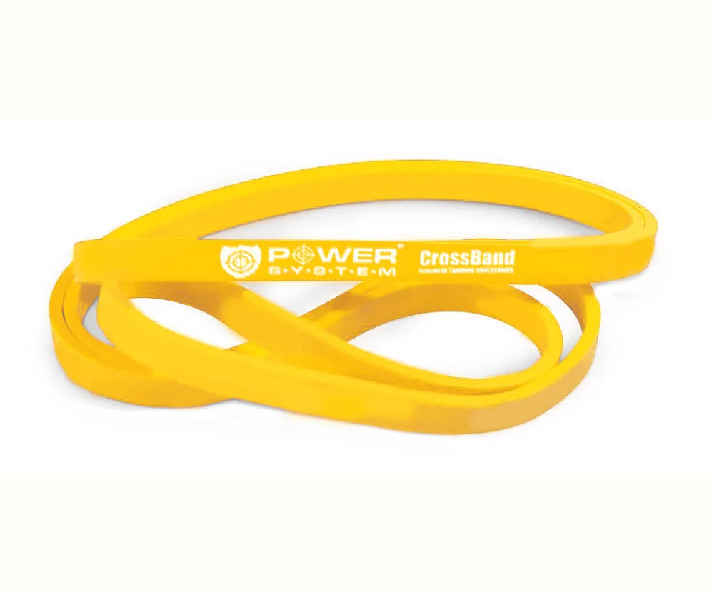 Эспандер-петля (резинка для фитнеса и кроссфита) Power System PS-4051 CrossFit Level 1 Yellow (сопротивление 4-25 кг)