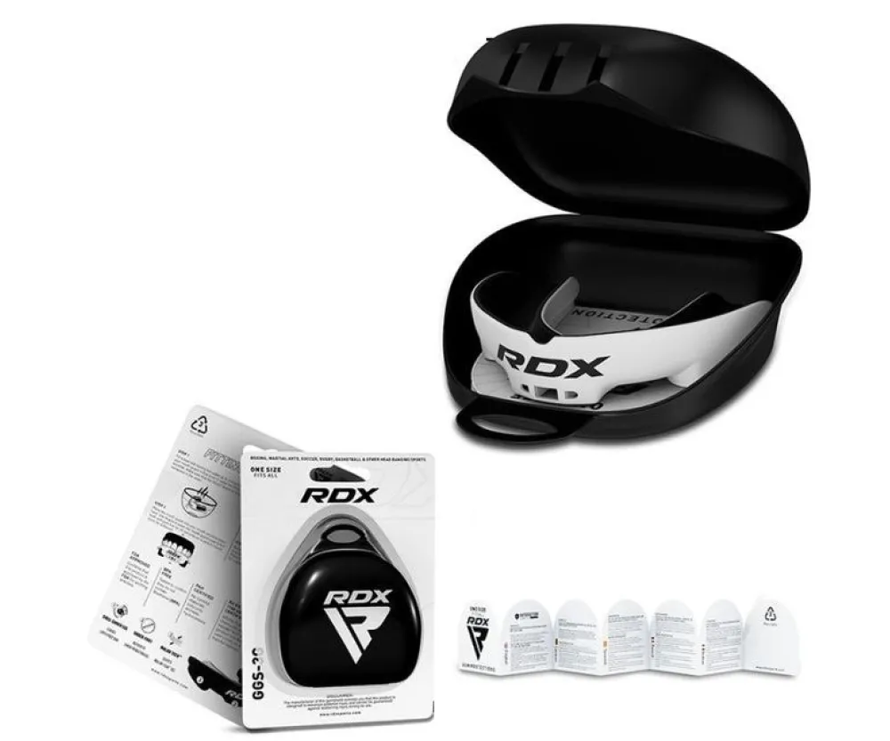 Капа RDX 3w доросла (вік 12+) White/Black
