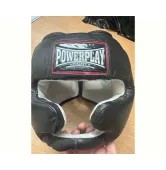 Боксерський шолом PowerPlay 3053 Чорний L/XL