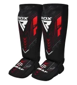 Защита для голеней и стоп RDX NEOPRENE SHIN INSTEP IMMAF-1-RED-S