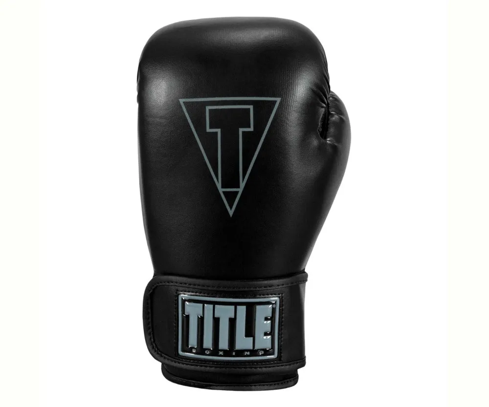 Боксерські рукавиці TITLE Boxing Vegan Gloves Black 12 oz