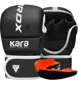 Рукавиці для ММА RDX F6 KARA Matte White Plus L/XL (капа у комплекті)