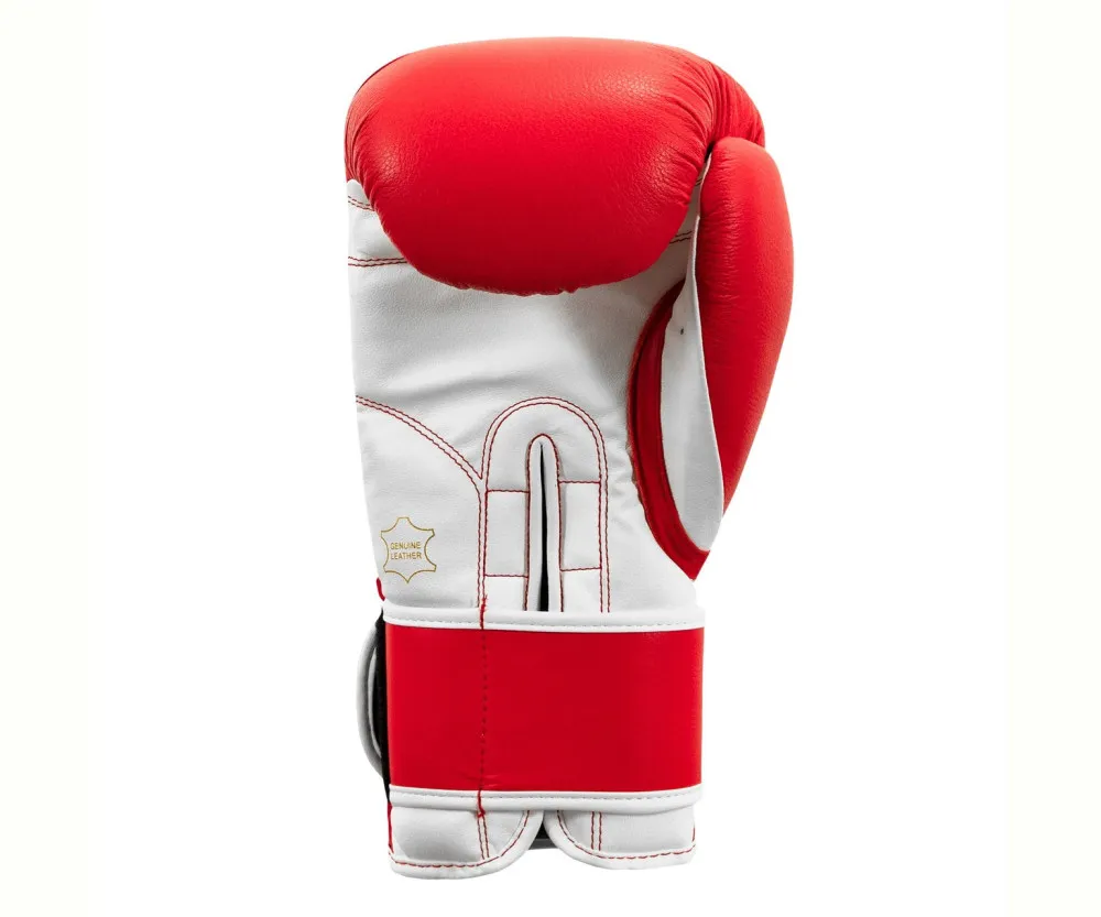 Боксерские перчатки TITLE Boxing Pro Style Leather Gloves3.0 Red/White 16 oz