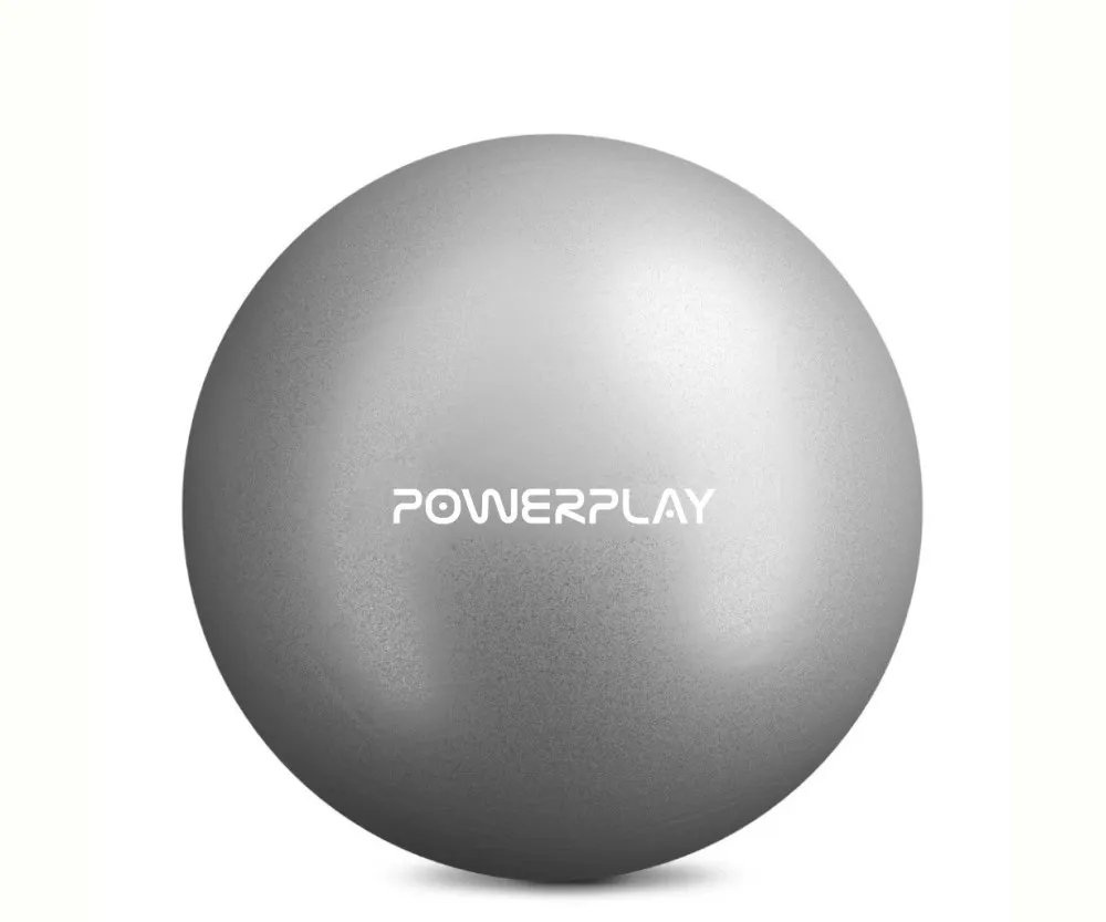 Мяч для пилатеса, йоги и реабилитации PowerPlay PP_4415 Body Shape Ball 22 см Серый