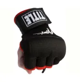 Бинти-рукавиці TITLE Boxing Attack Nitro з гелевими подушечками Чорні M