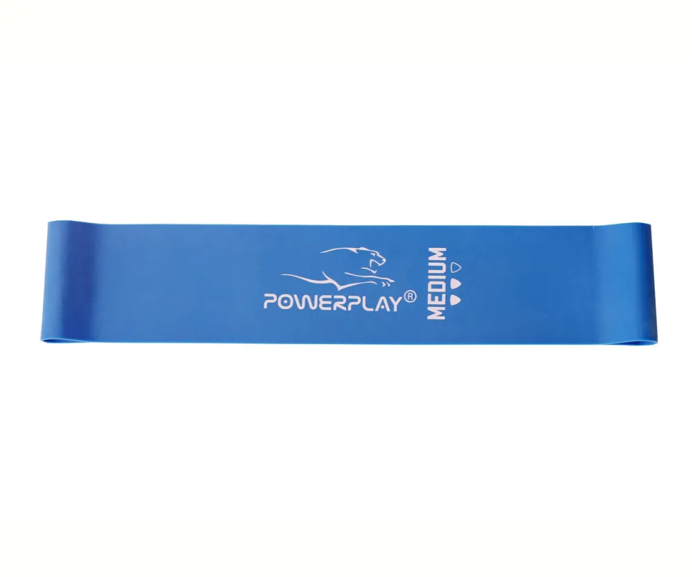 Резинка для фитнеса PowerPlay 4114 ini Power Band 1мм. edium Синяя (7.5 кг)