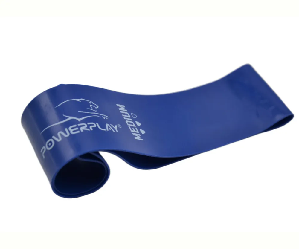 Резинка для фитнеса PowerPlay 4114 ini Power Band 1мм. edium Синяя (7.5 кг)
