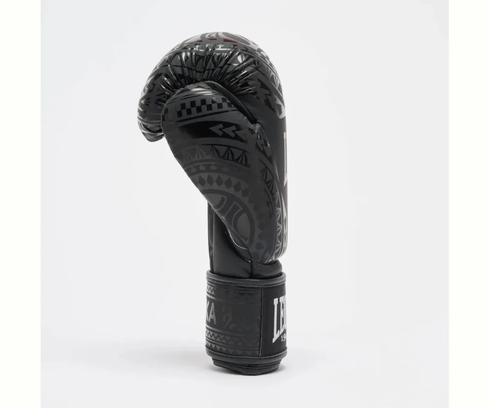 Боксерські рукавиці Leone GN329 HAKA Black
