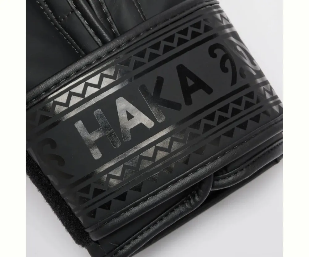 Боксерські рукавиці Leone GN329 HAKA Black