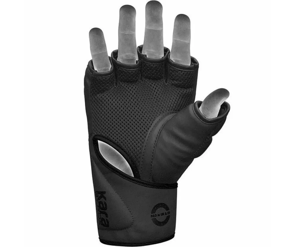 Перчатки для ММА RDX F6 KARA Matte Black L (капа в комплекте)