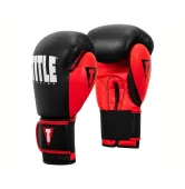 Боксерські рукавиці TITLE Boxing Dynamic Strike Black/Red 14 oz