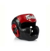 Боксерський шолом Fairtex HG13 Black/Red